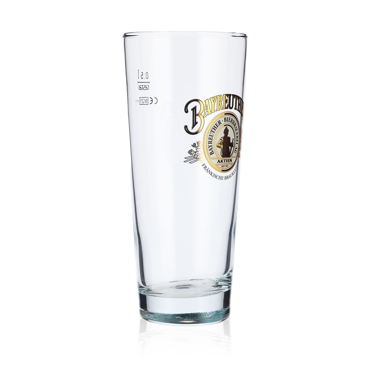 6x Bayreuth beer mugs 0.5l beer glasses Frankonia mugs with golden logo – View 3