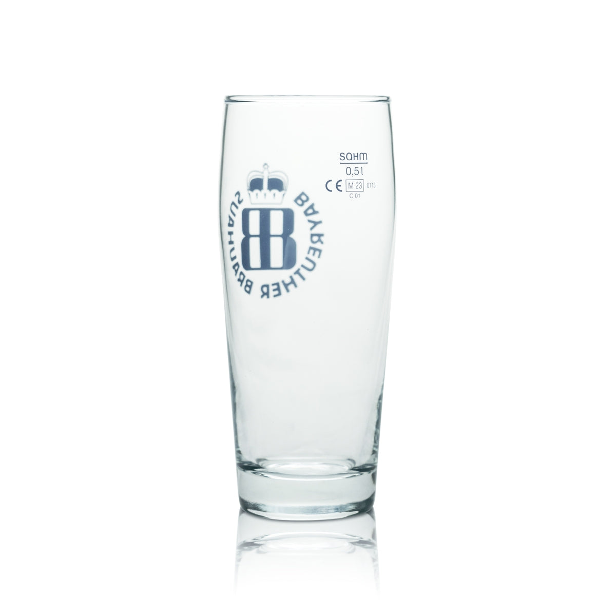 6x Bayreuther Brauhaus glass 0.5l beer mug glasses brewery catering – View 3