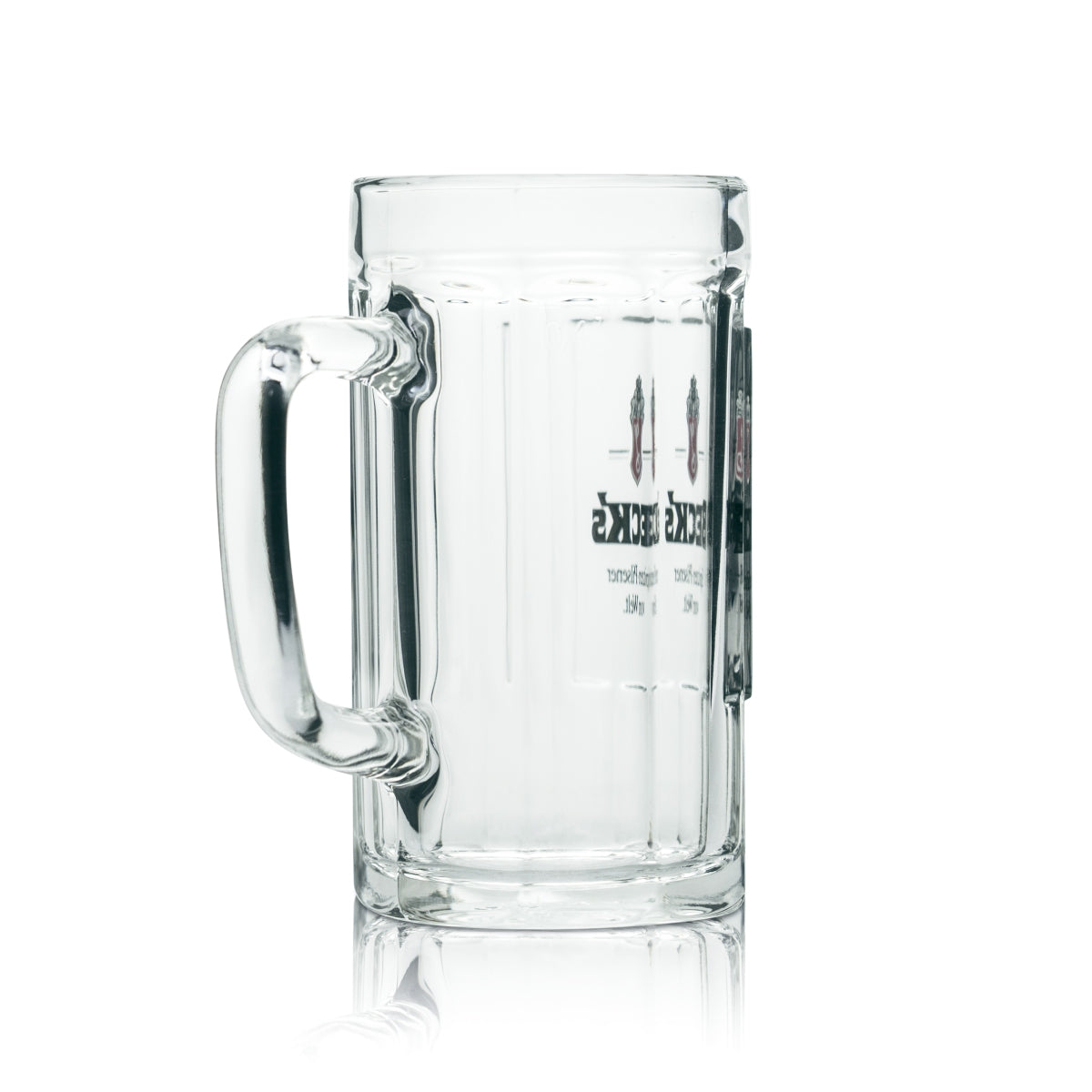 6x Becks Glass 0.4l Beer Mug Contour Pilsener Glasses Brewery Unfiltered Gastro – View 3