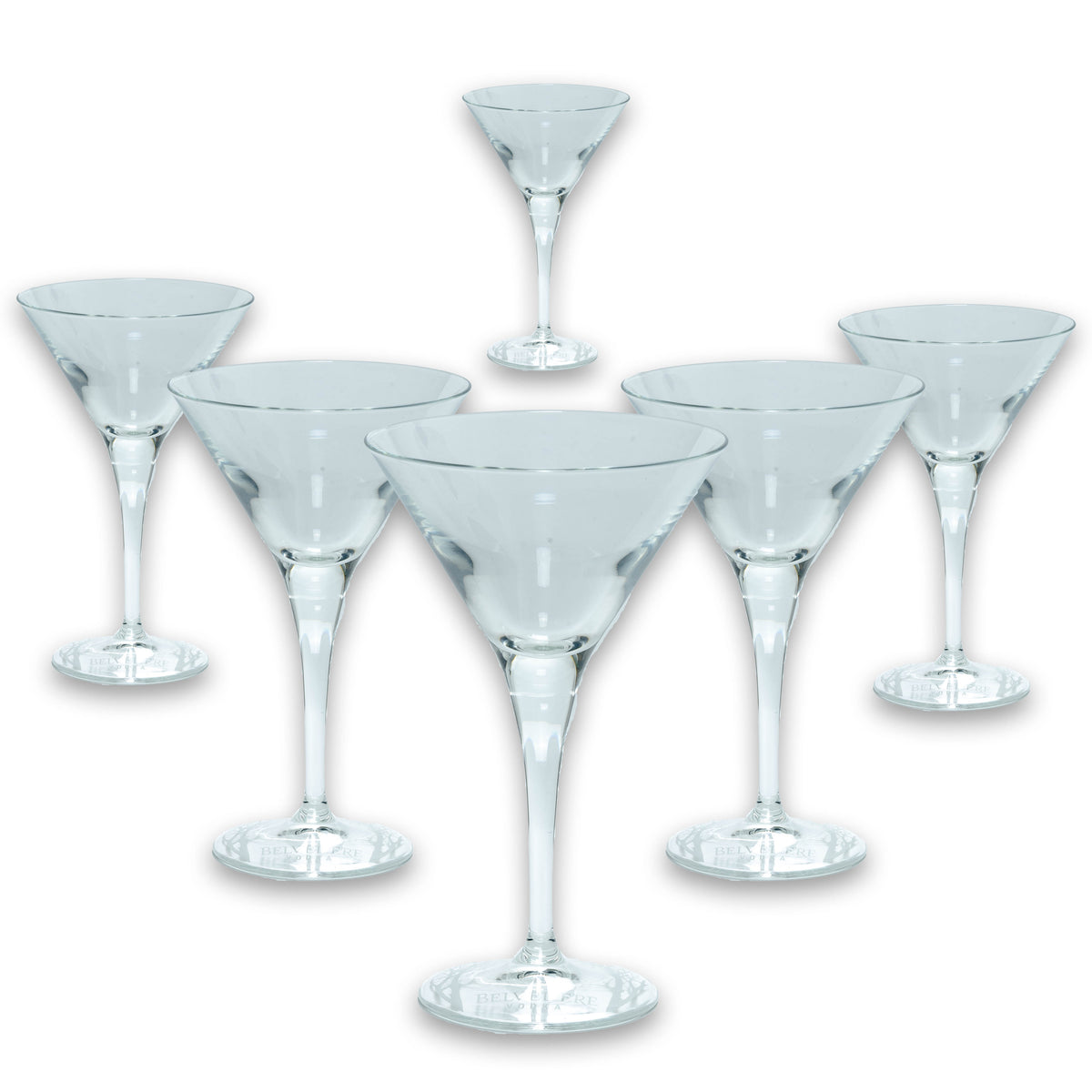 6x Belvedere Vodka Martini Glass – View 2