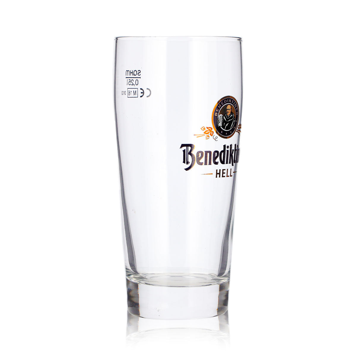 6 Benediktiner Beer Glasses, 0.25 L, Sahm Willi Beer Glasses (Set of 6) – View 3
