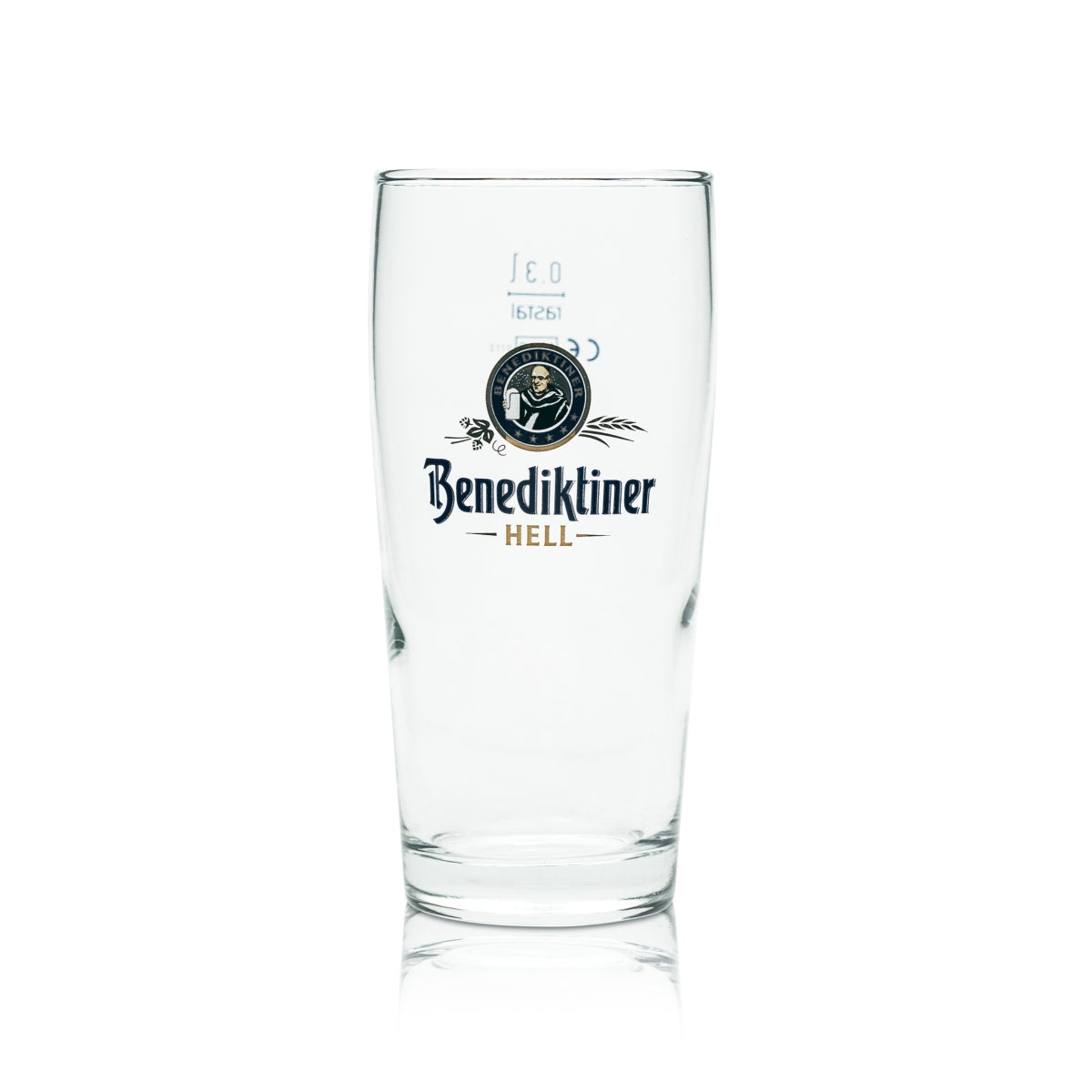 6x Benedictine beer glass 0.3l Willi mug "Light" Sahm Brewery tumblers – View 2
