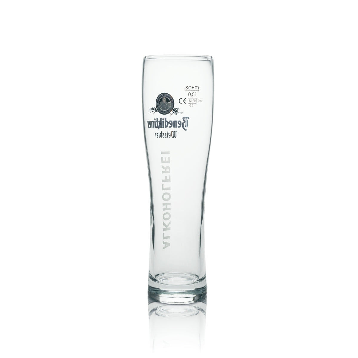 6x Benedictine Beer Glass 0.5l Wheat Alcohol-Free Sahm Madison – View 3