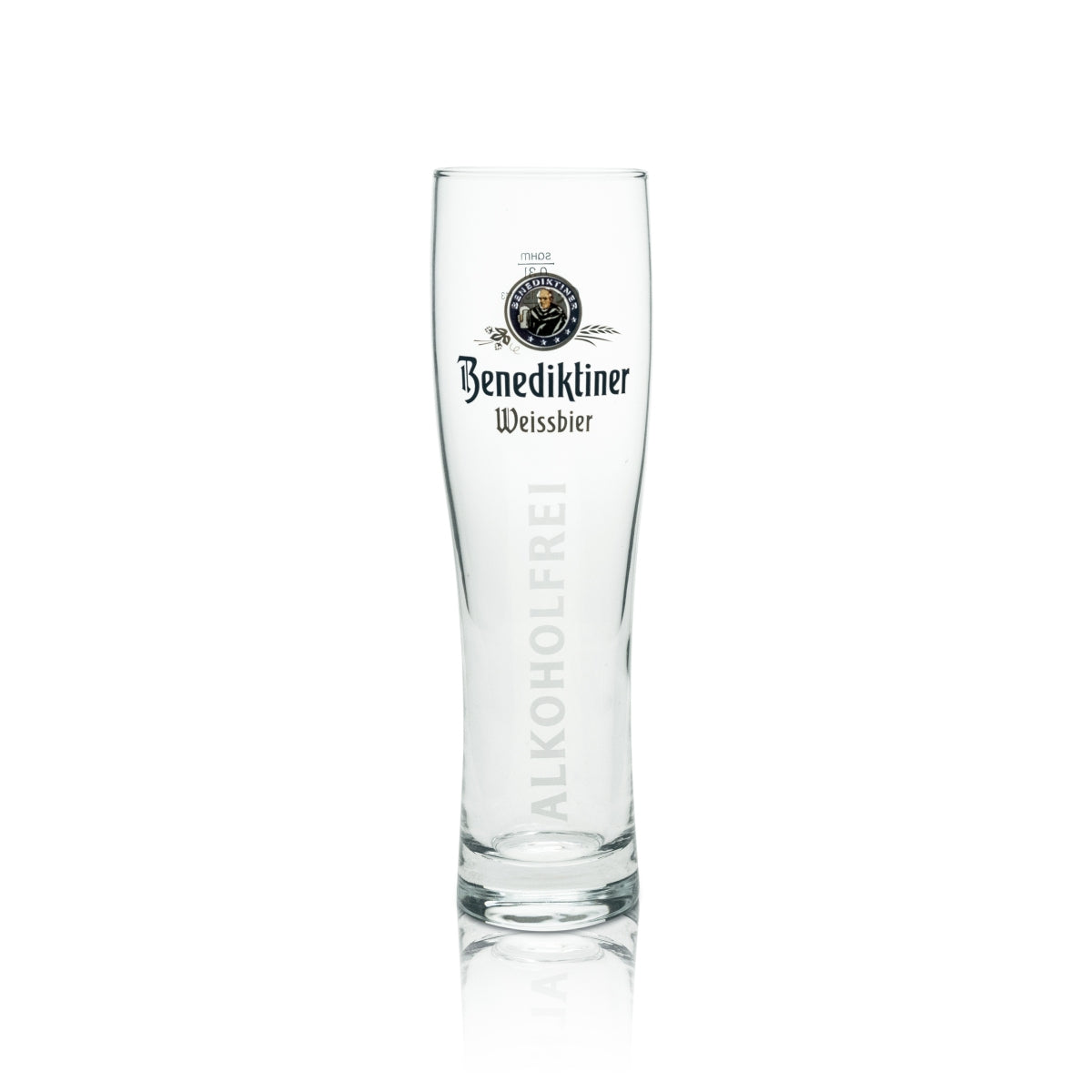 6x Benedictine beer glass set 0.3l wheat beer glasses Non-alcoholic with calibration mark Suitable for catering – View 3