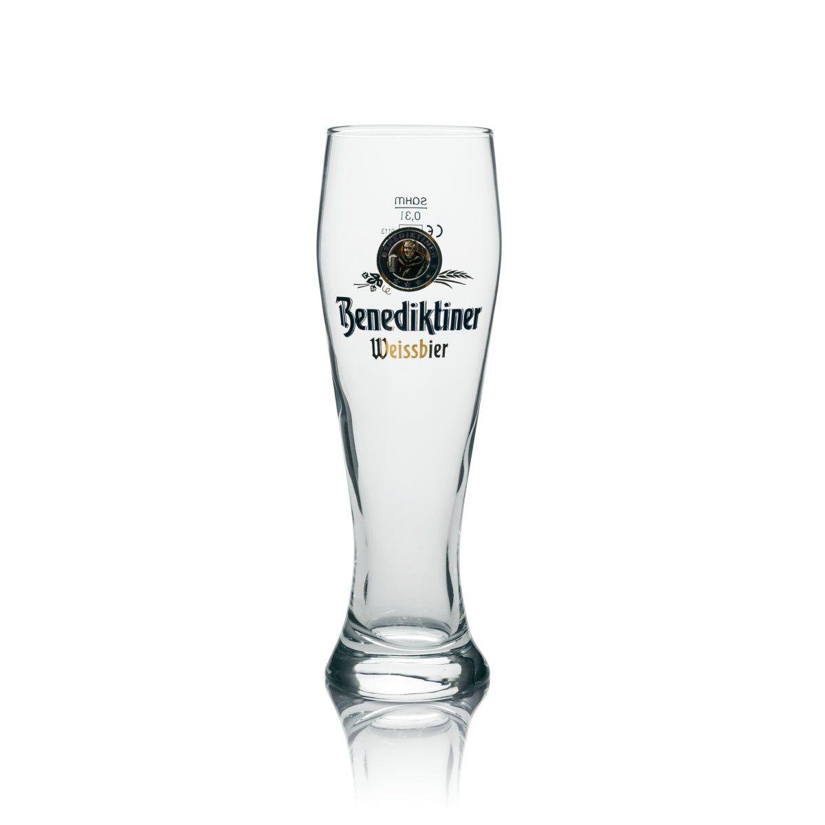 6x Benedictine Glass 0.3l Wheat Beer Yeast Crystal Wheat Glasses Gastro Calibrated – View 2
