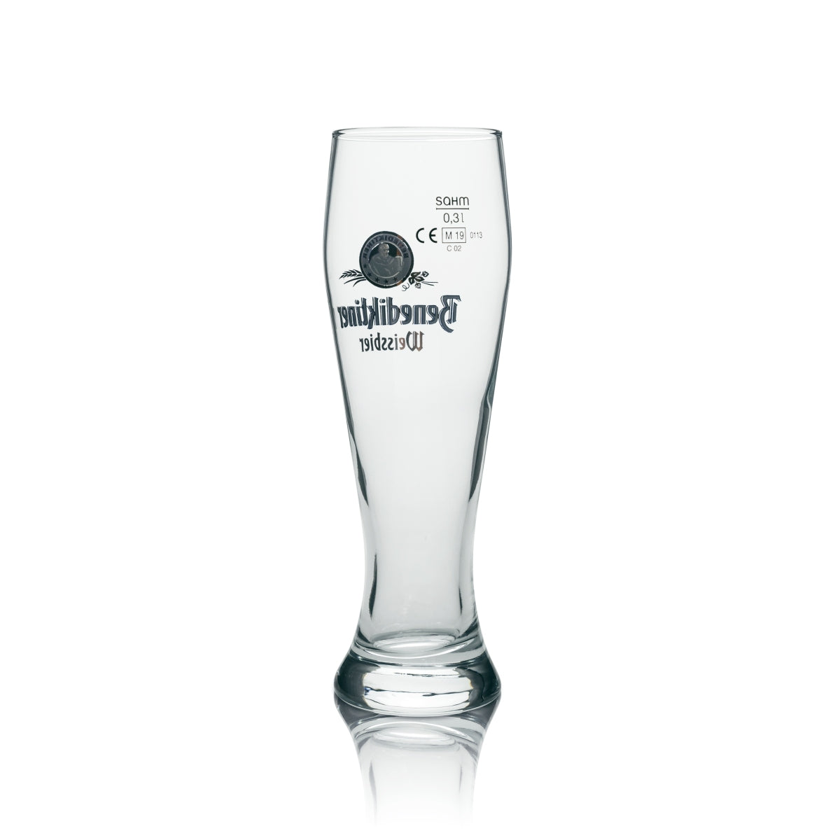 6x Benedictine Glass 0.3l Wheat Beer Yeast Crystal Wheat Glasses Gastro Calibrated – View 3
