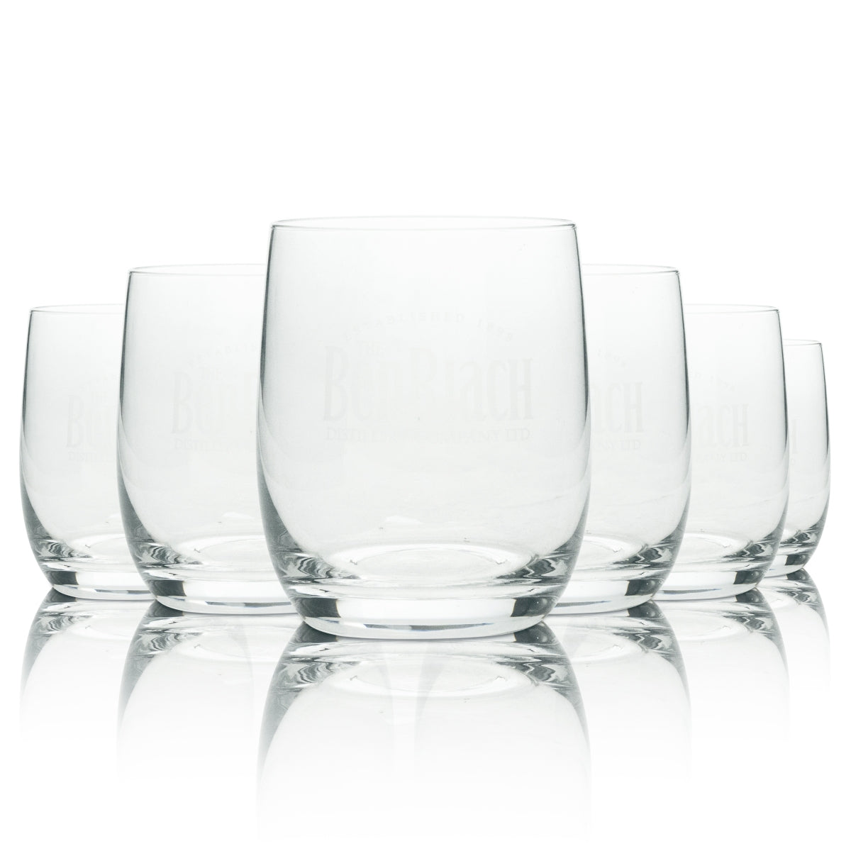 6x Benriach Whiskey Glass Tumbler Distillery Company