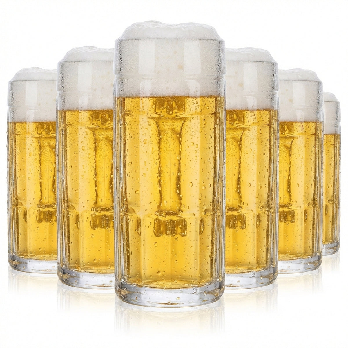 6x beer mugs Beer steins Beer tankards 0.25l Mug Blanco Rastal Falkenstein