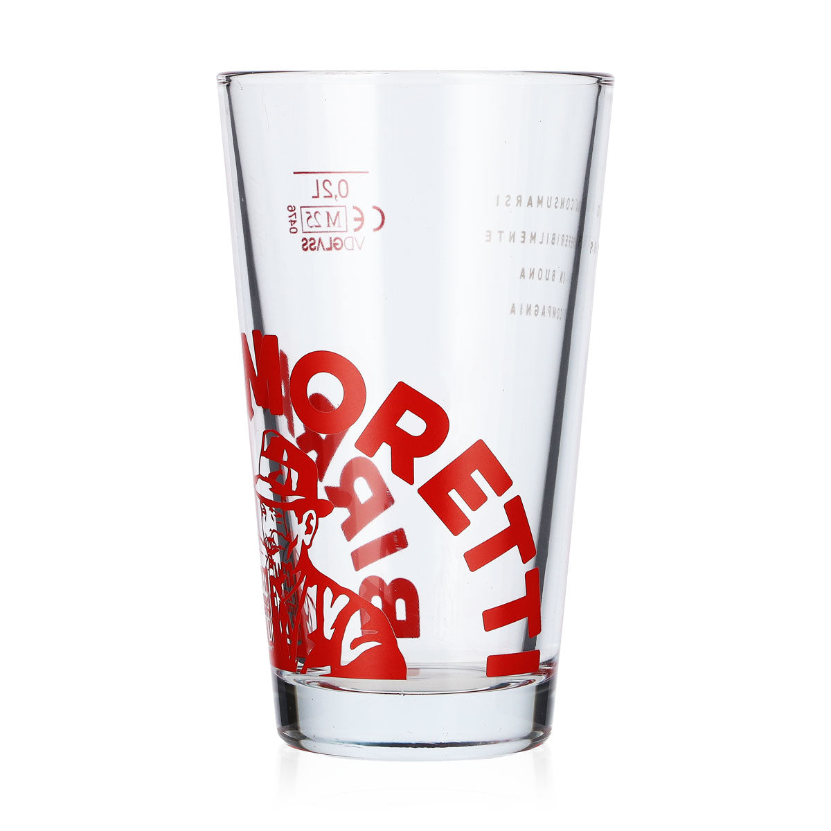 6 Birra Moretti Beer Glasses, 0.2 L, Red Logo, Willibecher (Set of 6) – View 5