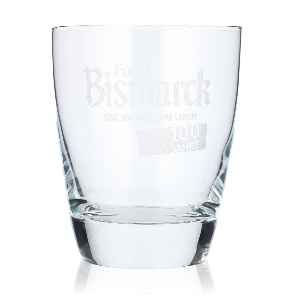 6x Bismarck water glass 0.28 l tumbler with Satanier logo, horizontal – View 2