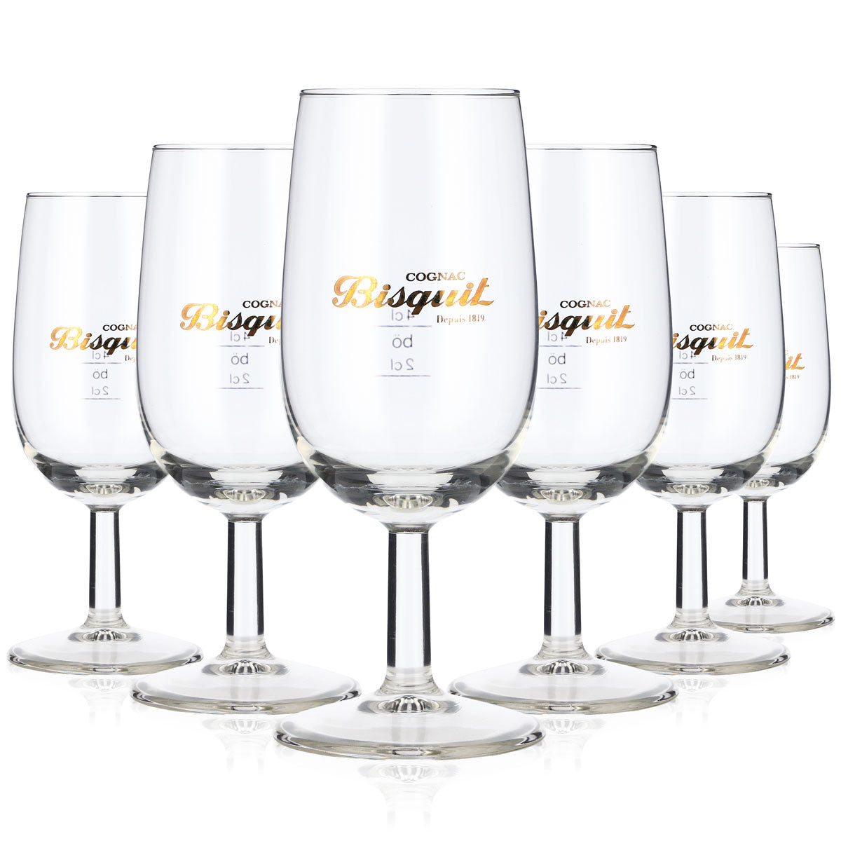 6x Bisquit Cognac Glasses Nosing Glass 0.14l Tasting Glass Snifter – View 5