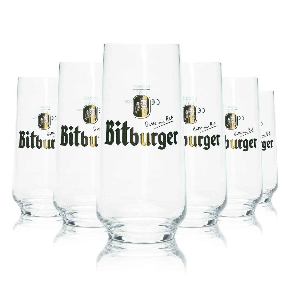 Bitburger Beer Bundle Bar Set III consisting of 6 mugs, 6 glasses, bottle opener, and lid holder – View 4