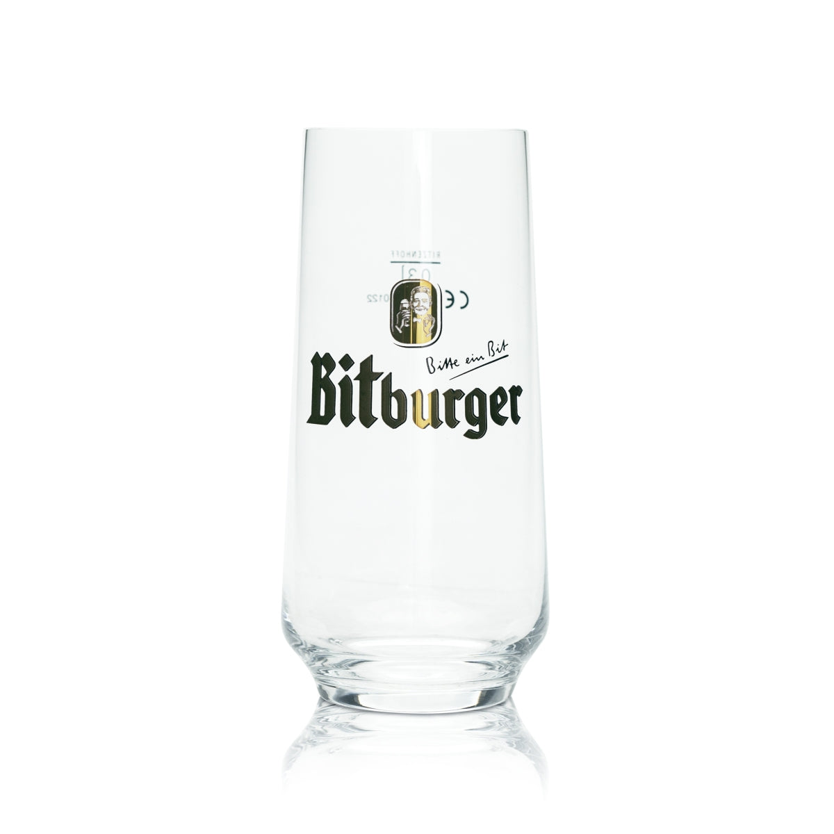 6x Bitburger beer glass 0.3l mug Ritzenhoff Willi retro glasses brewery beer – View 2