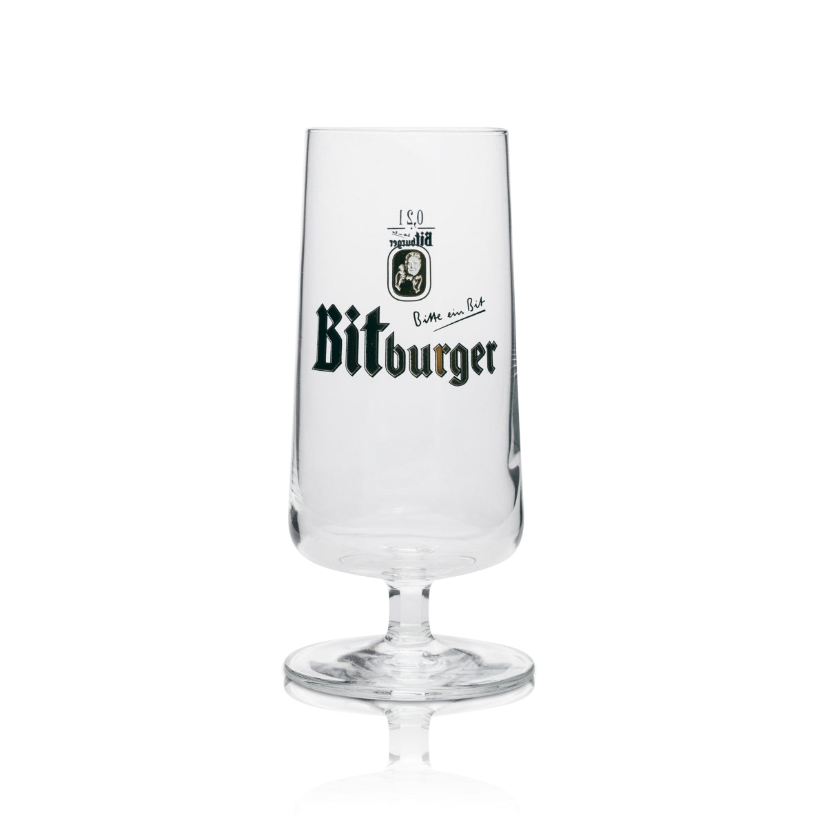 6 Bitburger Beer Glasses (200 ml) – View 2