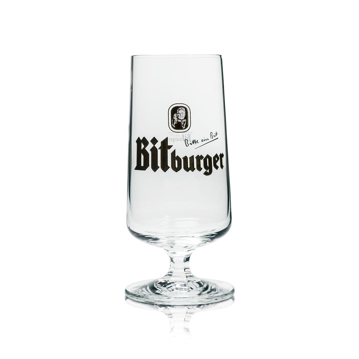 6x Bitburger Glass 0.1l Tulip Glasses Gastro Beer Tasting Pils Brewery Bar – View 2
