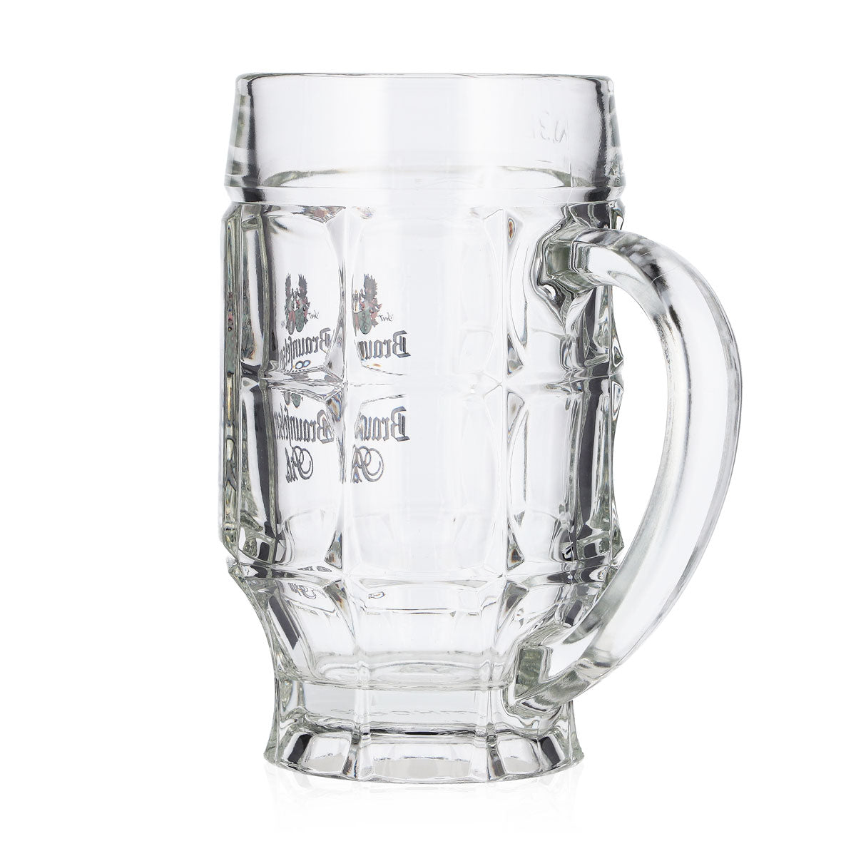 6 Braunfelser Beer Glasses, 0.3 L, "Krug Sahm Strassburg" – View 5