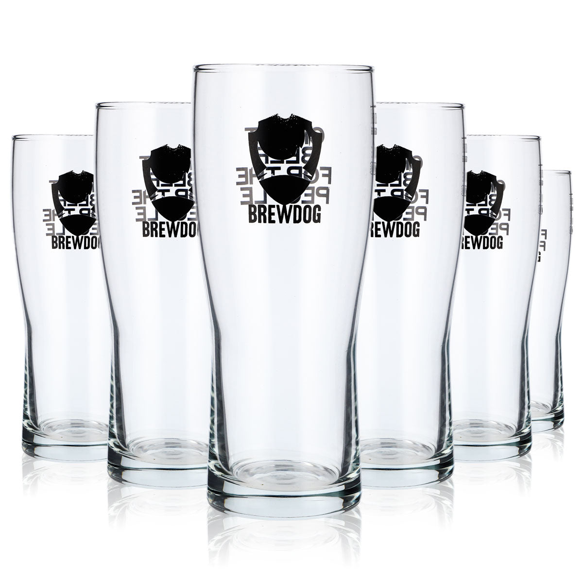 6x Brewdog Beer Mug 0.5l Beer Glasses Beer Mug Logo Black – View 7