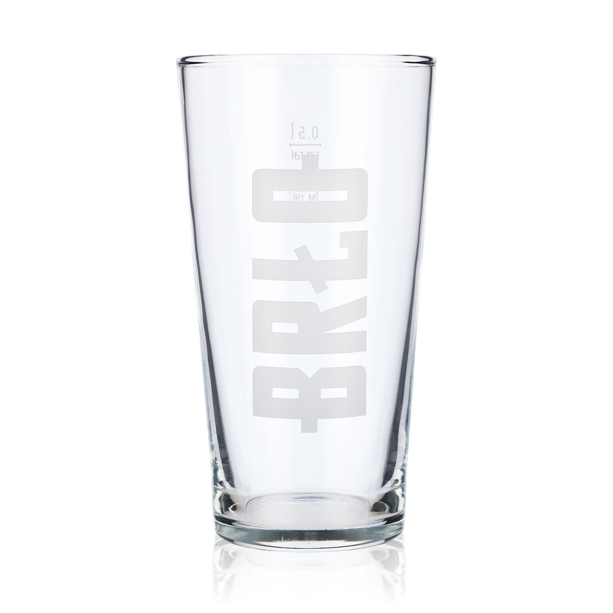 6x Brewhouse beer glasses Beer glasses Mugs 0.5l Refurbished logo BRLO – View 2