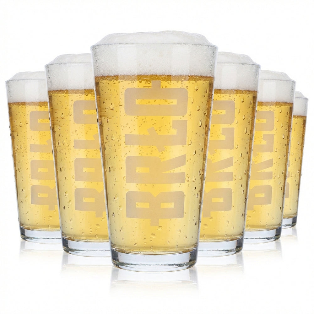 6x Brewhouse BRLO 0.3l beer Willi mug beer glasses beer glass