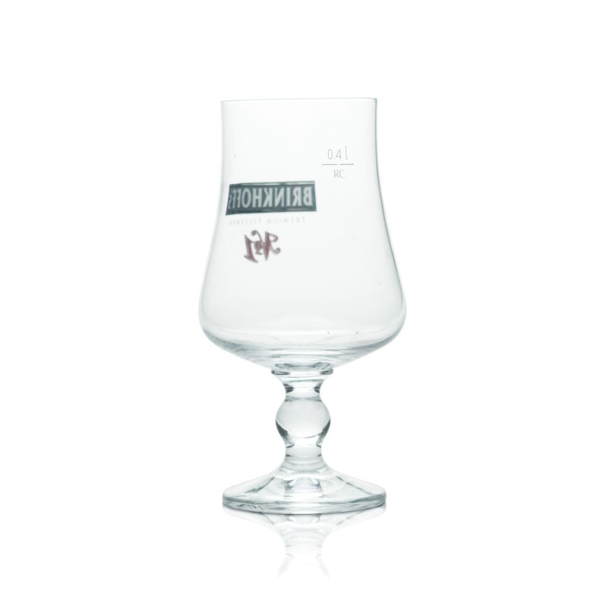 6x Brinkhoffs Glass 0.4l Pilsner Tulip Beer Cup Glasses Gastro Calibrated Brewery – View 3