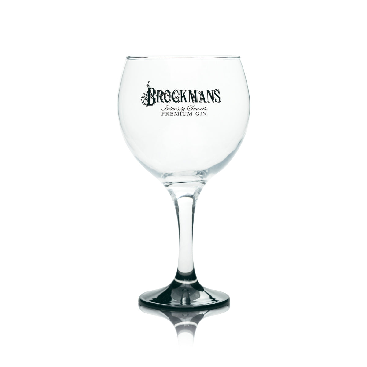 6x Brockmans Gin Glass 60cl Balloon Glass Black Glasses Tonic Coppa Long Drink Bar – View 2