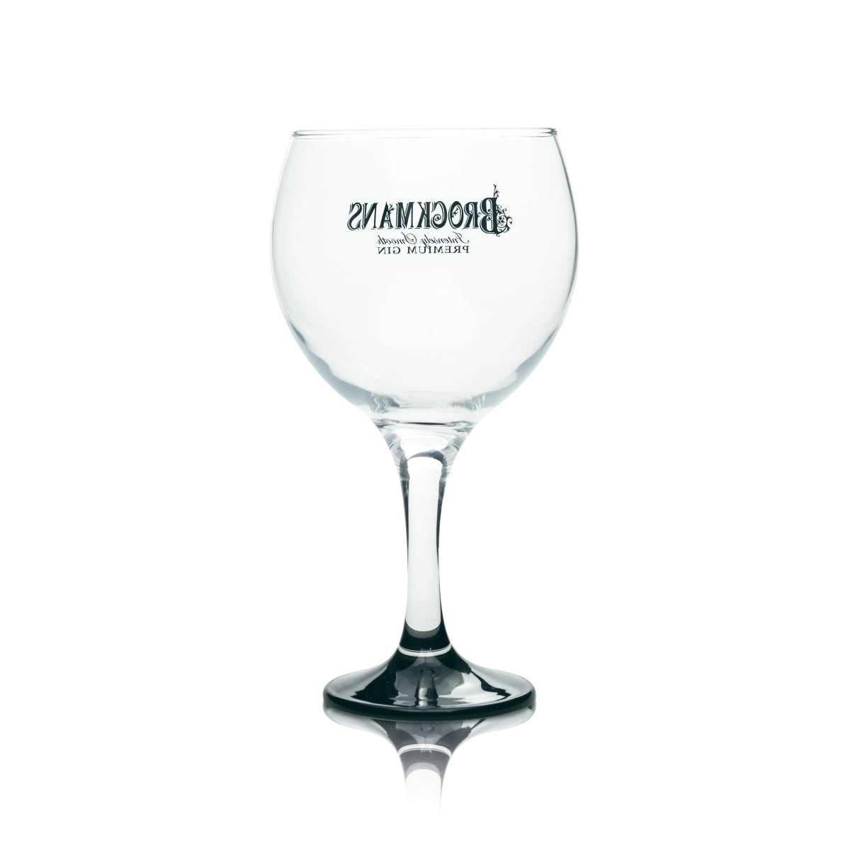 6x Brockmans Gin Glass 60cl Balloon Glass Black Glasses Tonic Coppa Long Drink Bar – View 3