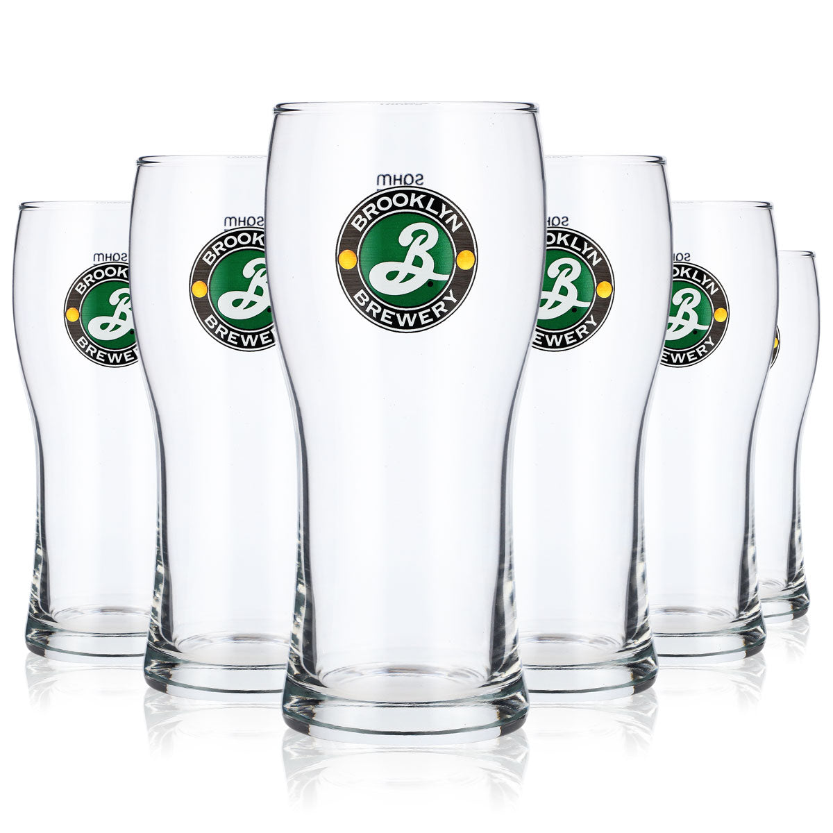6x Brooklyn Brewery Beer Glass 0.3l Mug Beer Glasses Beer Glass Cadera – View 5