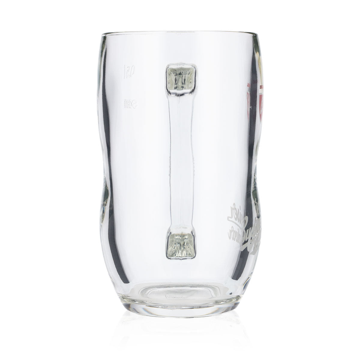 6x Budweiser beer glass 0.5l mug beer stein beer tankard contoured glass – View 4