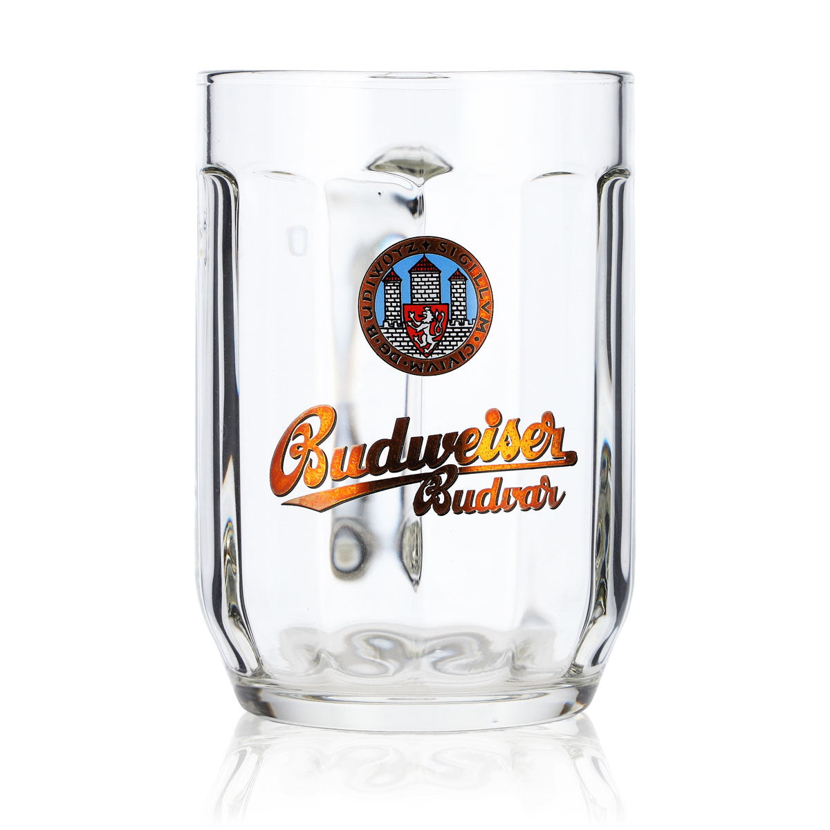 6x Budweiser beer glass Beer mug 0.3l Tankard "Budvar" Sahm Prague – View 2