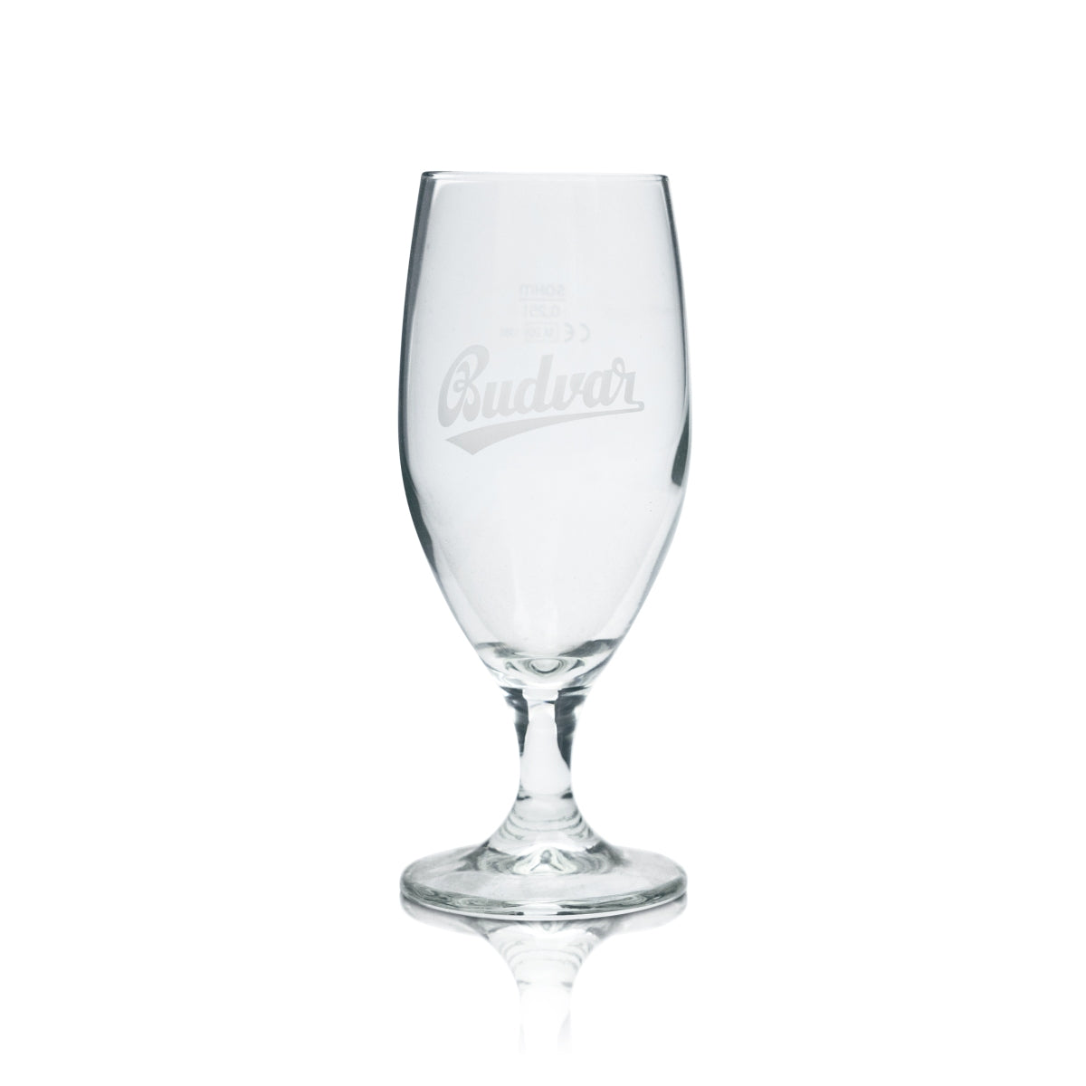 6x Budweiser Glass 0.25l Beer Trophy Tulip Glasses Budvar Calibrated Gastro Beer USA – View 2
