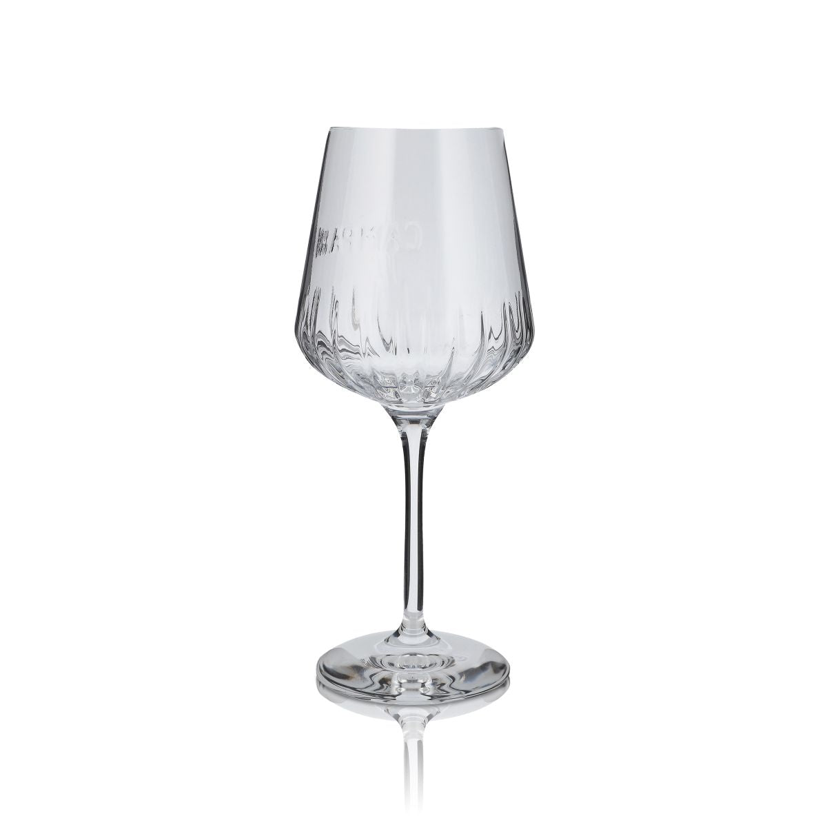 6x Campari Glass 0.49l Milano Signature Relief Glasses Set Spritz Bespoke Aperitif – View 6