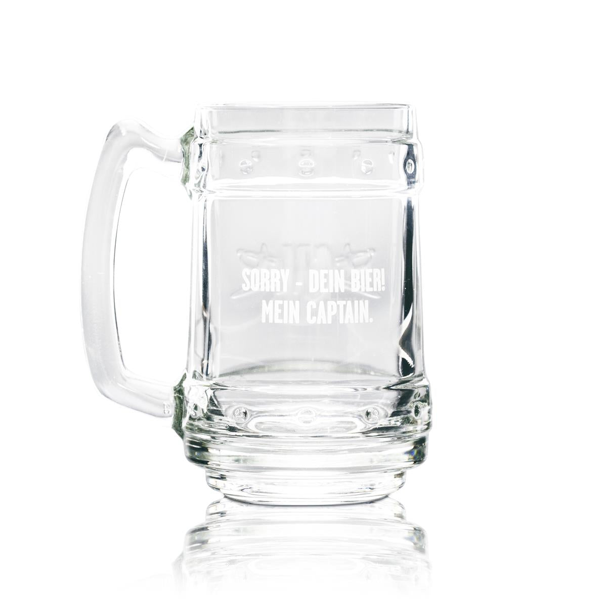 6x Captain Morgan Glass 0.4l Mug Sorry Your Beer Cocktail Long Drink Cuba Libre – View 3