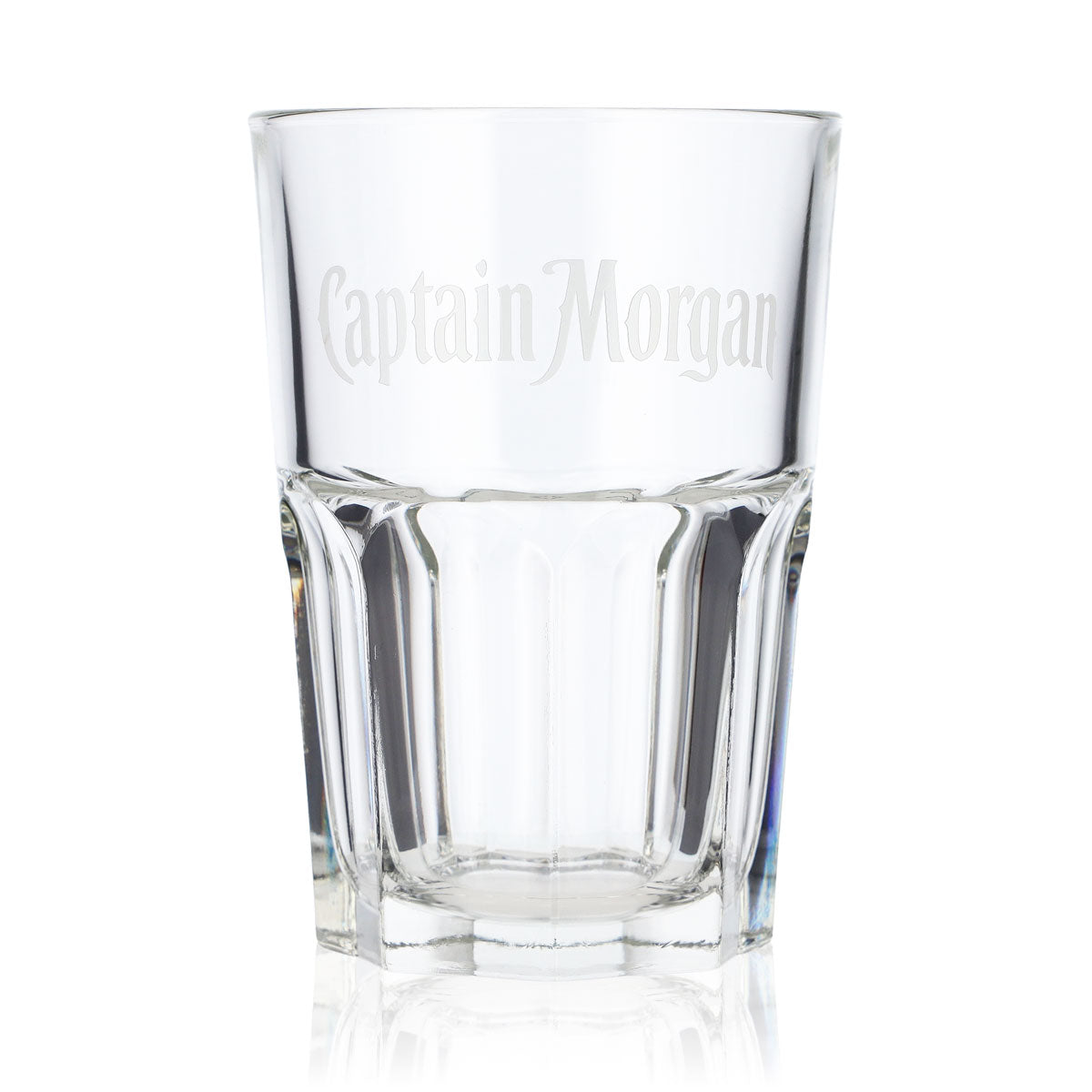 6x Captain Morgan Rum Glass 0.35l Long Drink Glass Tumbler Captain Morgan Arcoroc – View 2