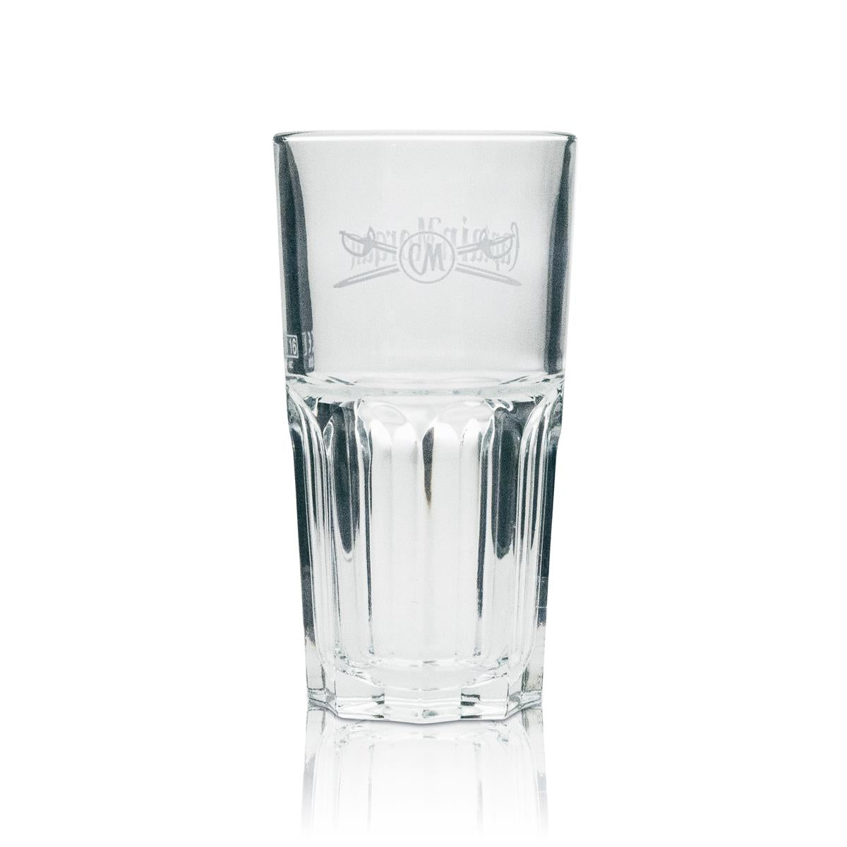 6x Captain Morgan Rum Glass Long Drink White Lettering/Sword Logo – View 3