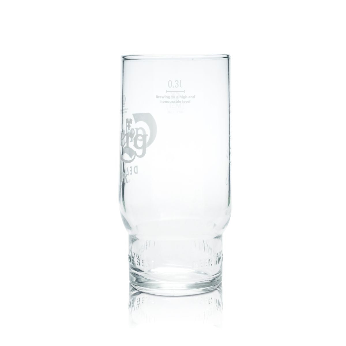 6x Carlsberg beer glass 0.3l goblet glass Pilstulpe Brewery Denmark International – View 3