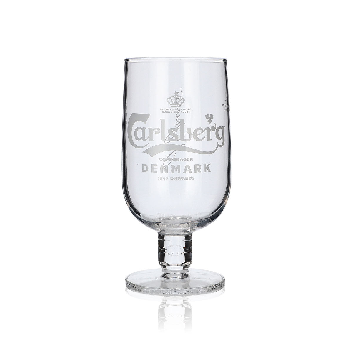 6x Carlsberg 0.3l Pilsner beer glass trophy set Danish Brewery Gastro – View 2