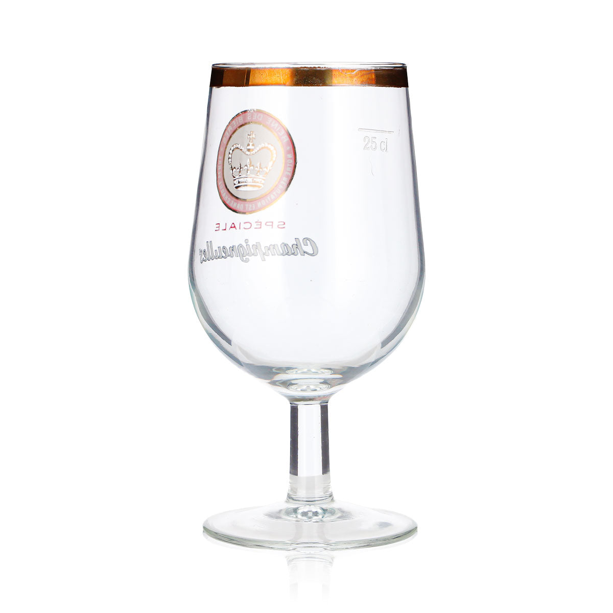 6 Champigneulles Beer Glasses, 0.25 L, Speciale with Gold Rim (Set of 6) – View 5