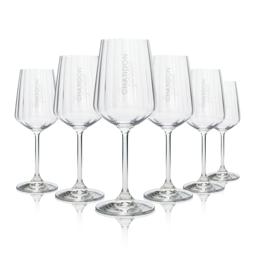 6x Chandon Garden Spritz Glass 0.4l Aperitif Wine Glasses Spiegelau Relief Gastro