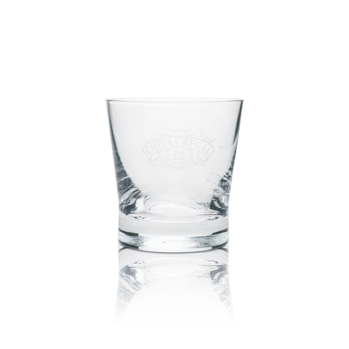 6x Chivas Regal Whiskey Glass Tumbler 12 Years Logo – View 5