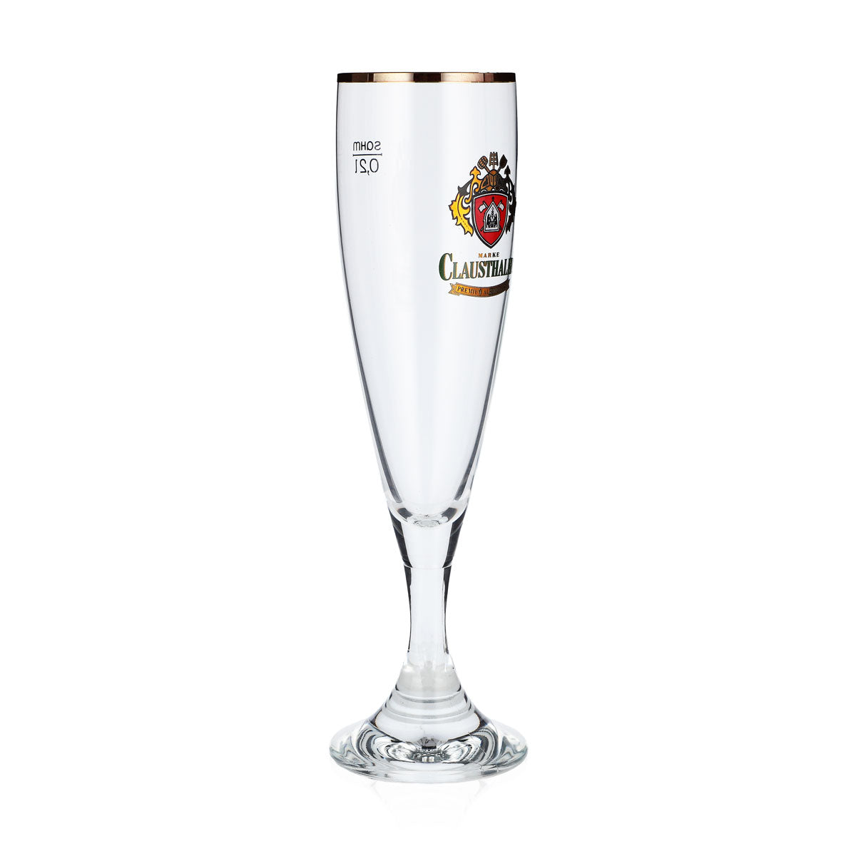 6x Clausthaler Non-Alcoholic Beer Glasses Beer Glasses Trophy Beer Glass 0.2l – View 3