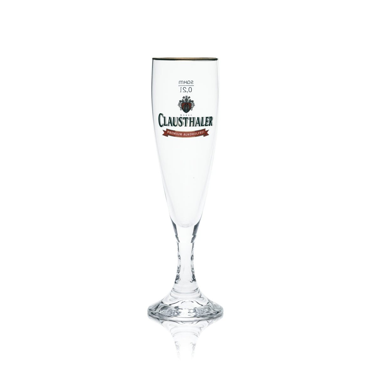 6x Clausthaler Glass 0.2l Tulip Cup Non-Alcoholic Glasses Beer Brewery Gastro Bar – View 2