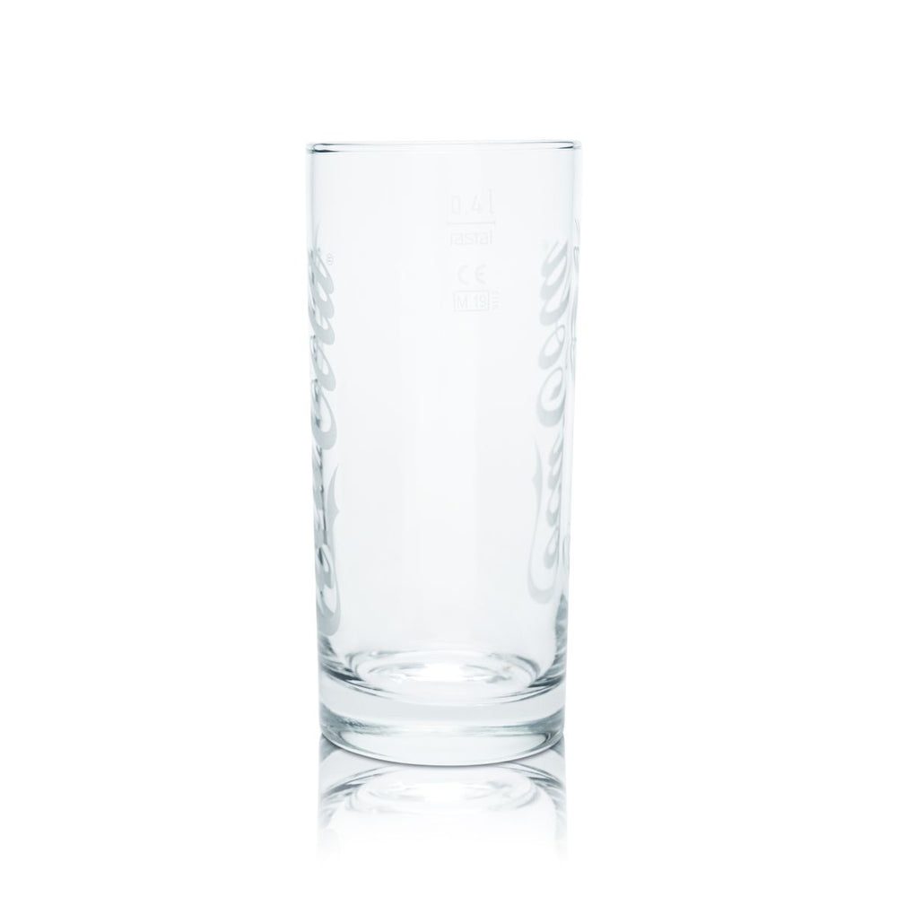 6x Coca Cola glass 0.4l soft drink glass soda glass long drink glass Wave glasses set