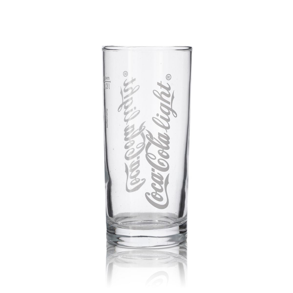 6x Coca Cola Glass Jars Retro Cult "Coca Cola Light 0.3l Logo Vertical – View 2