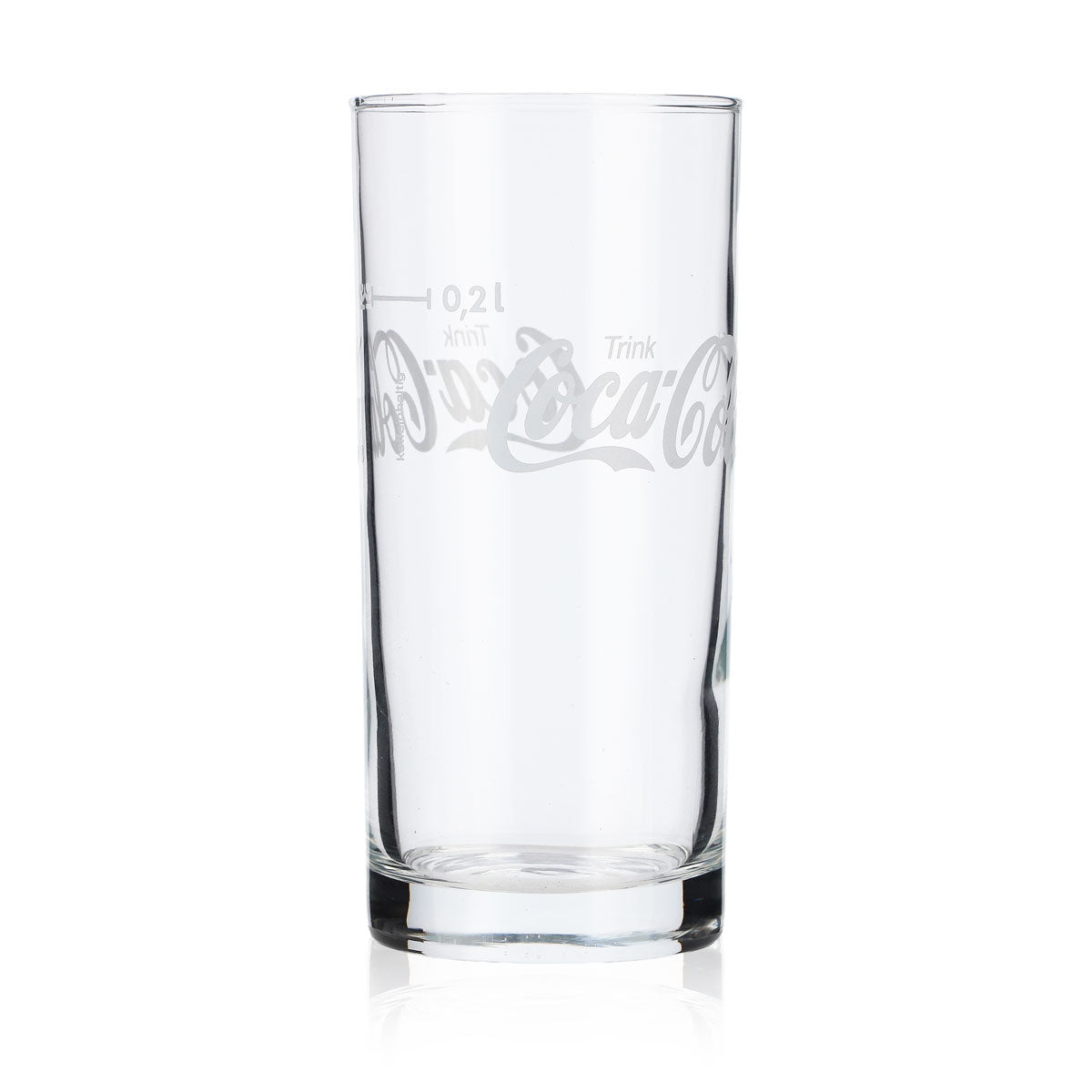 6x Coca Cola Long Drink Glass Cola Glass 0.2 L Cup Horizontal Lettering – View 5