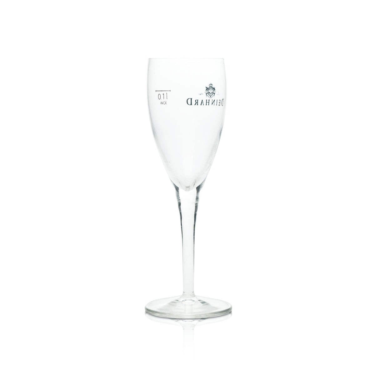 6x Deinhard Sparkling Wine Glass Flute 0.1L Michelangelo Flute Glasses Prosecco Wedding Bar – View 3