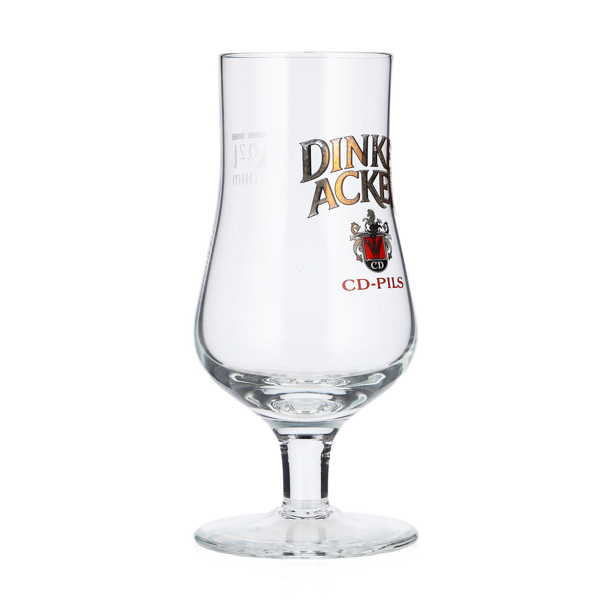 6x Dinkel Acker Beer Glass, 0.2 L, Tulip-Shaped, CD-Pils, Sahm Beer Glass, Goblet – View 3