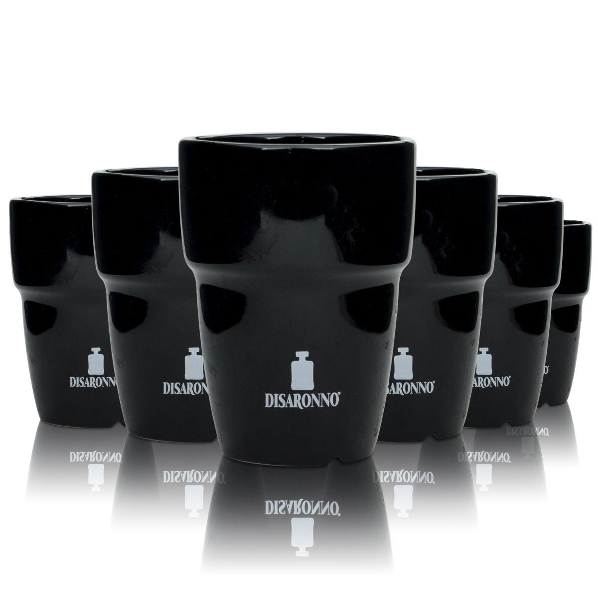 6x Disaronno Amaretto mug 0.2 l ceramic mug glass mulled wine cocktail cup