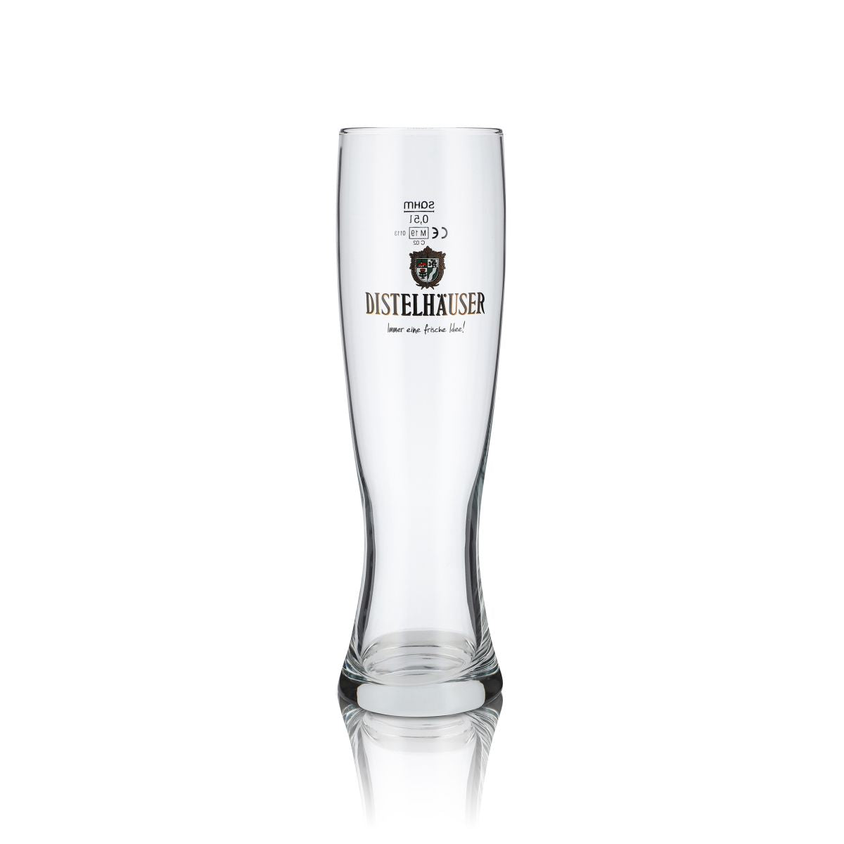 6x Distelhäuser Glass 0.5l Wheat Beer Glass Hefeweizen Glass Set Brewery Gastro – View 2