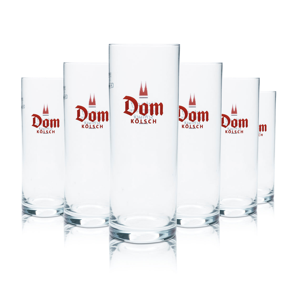 6x Cologne Cathedral Kölsch Glass 0.4l Beer Mug Glasses Brewery Cologne Carnival Köbes – View 5