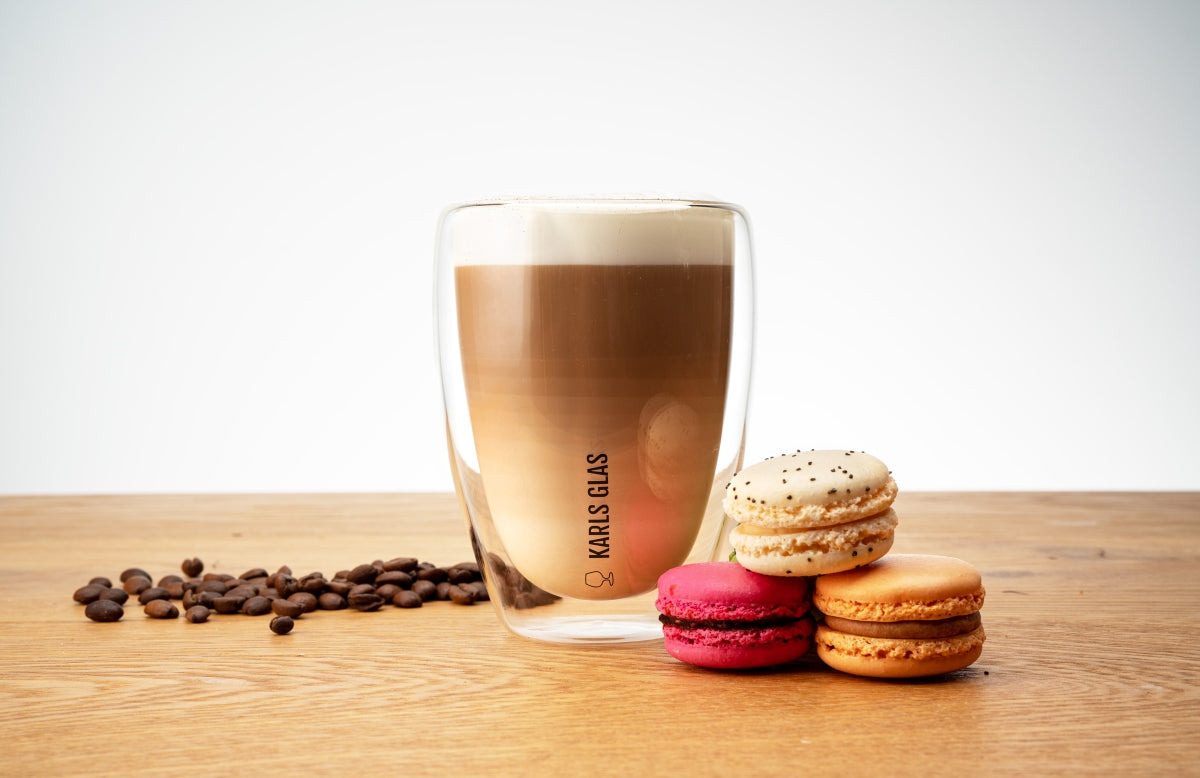 2x double-walled glasses, thermo glass, 0.35 l, latte macchiato, high quality, coffee – View 9